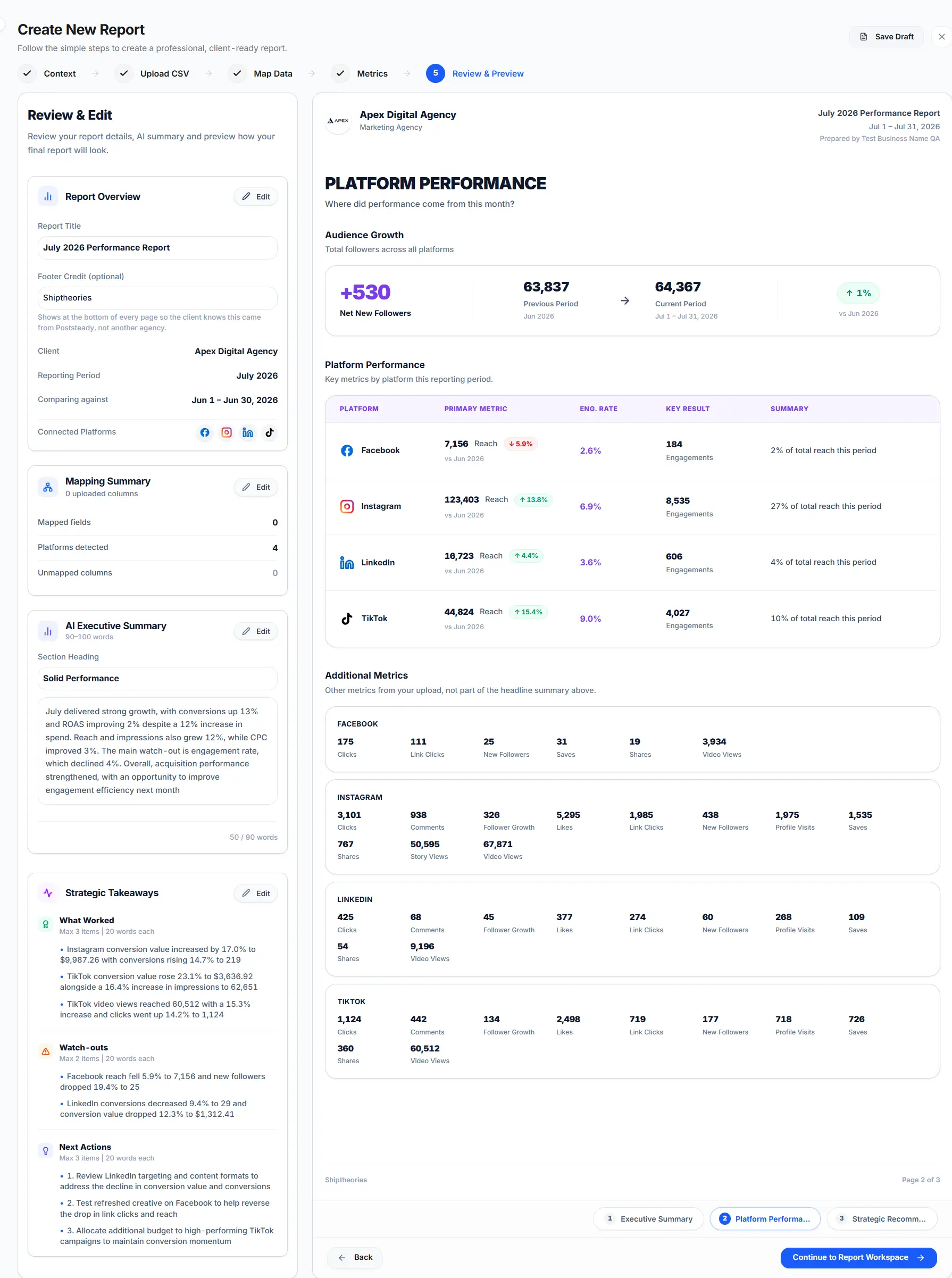 ~100 column names, mapped without you touching a dropdown.